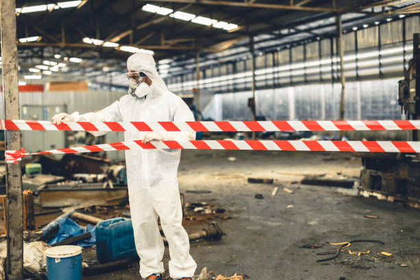 Professional Biohazard technician working in Blair, WI